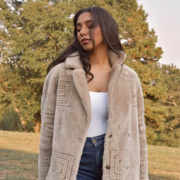 Overland Sheepskin Freya Reversible Jacket - Picture 3 of 8